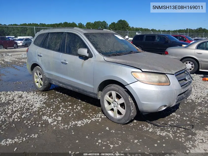 HYUNDAI SANTA FE 2008, VIN 5NMSH13E08H169011