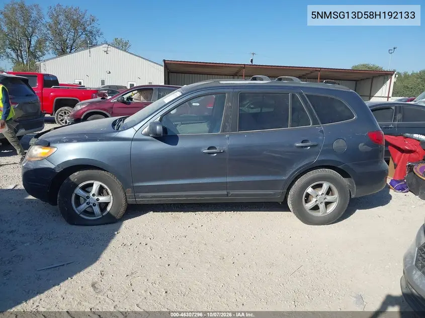 2008 HYUNDAI SANTA FE VIN 5NMSG13D58H192133 — фото 14