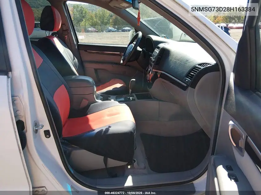 2008 HYUNDAI SANTA FE VIN 5NMSG73D28H163384 — фото 5