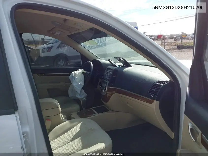 2008 HYUNDAI SANTA FE VIN 5NMSG13DX8H210206 — фото 5