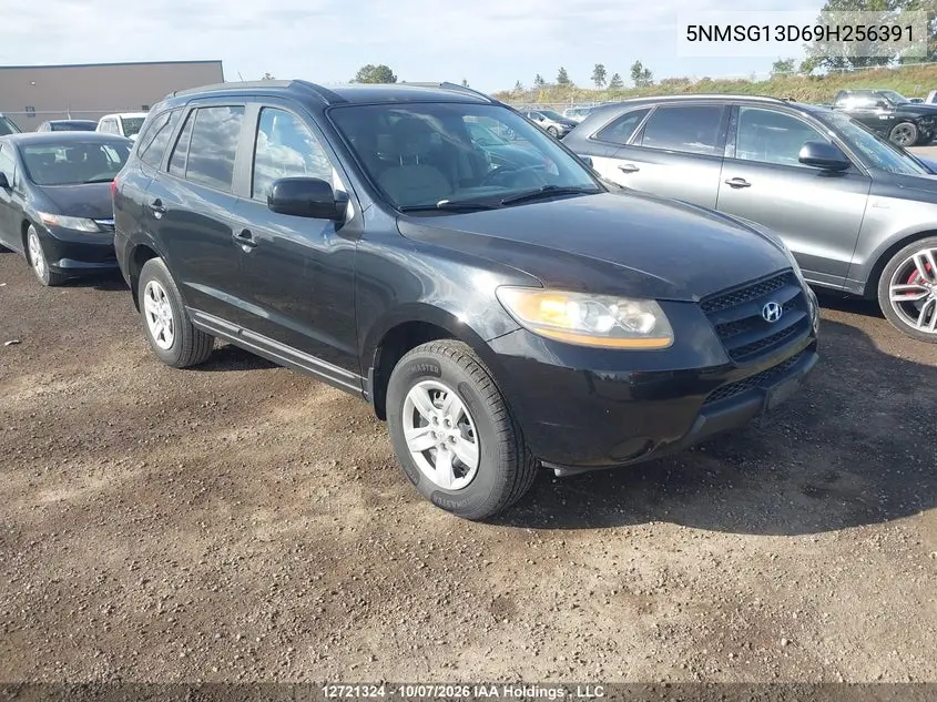 HYUNDAI SANTA FE 2009, VIN 5NMSG13D69H256391