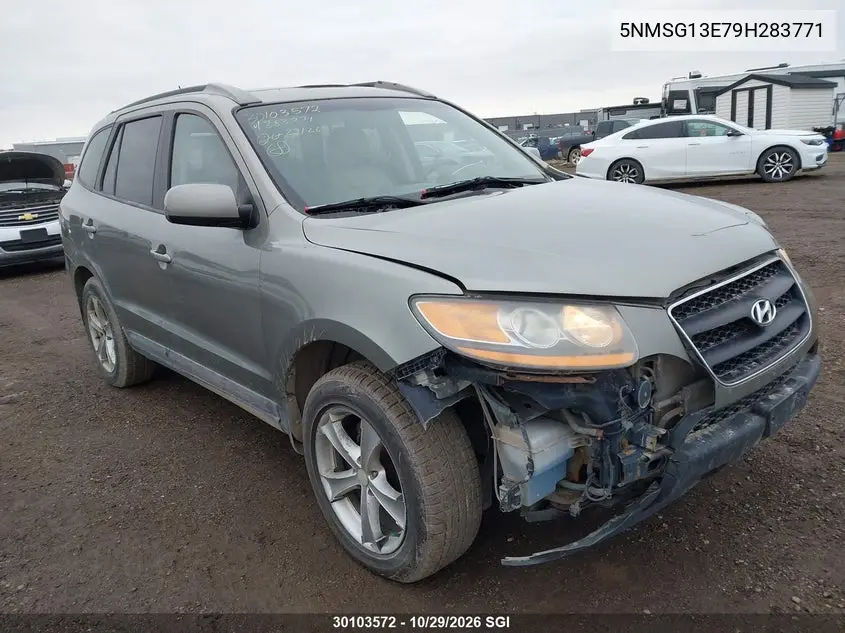 HYUNDAI SANTA FE 2009, VIN 5NMSG13E79H283771