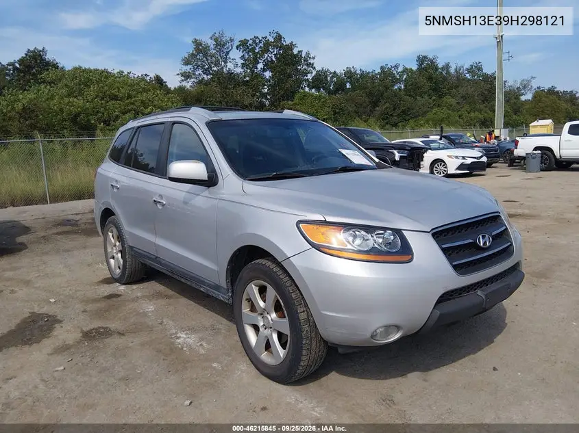 HYUNDAI SANTA FE 2009, VIN 5NMSH13E39H298121