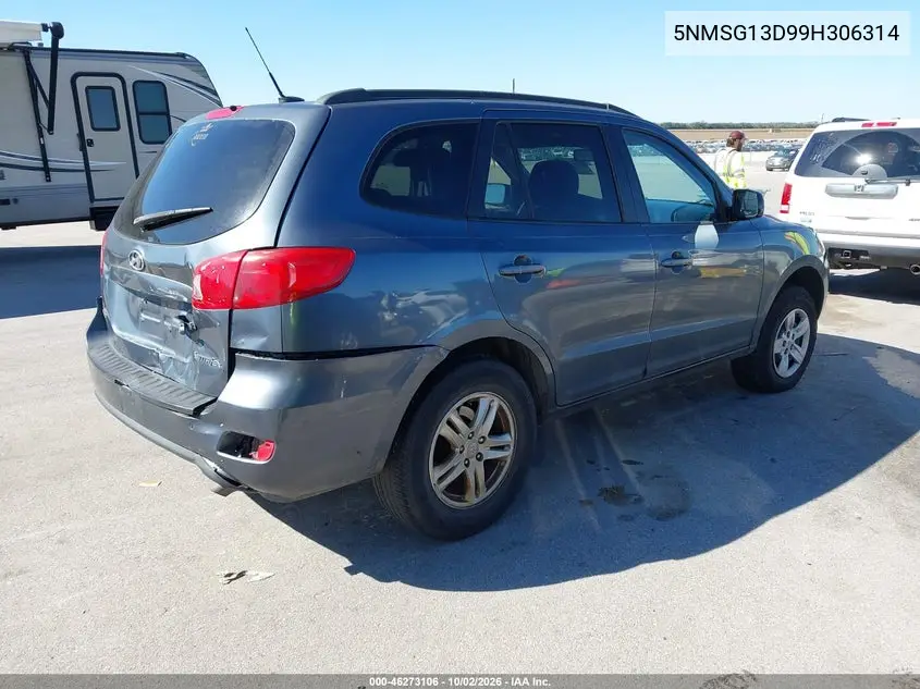 2009 HYUNDAI SANTA FE VIN 5NMSG13D99H306314 — фото 4