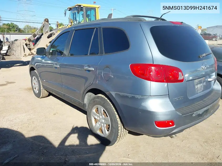 2009 HYUNDAI SANTA FE VIN 5NMSG13D99H241674 — фото 3