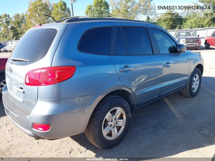 2009 HYUNDAI SANTA FE VIN 5NMSG13D99H241674 — фото 4