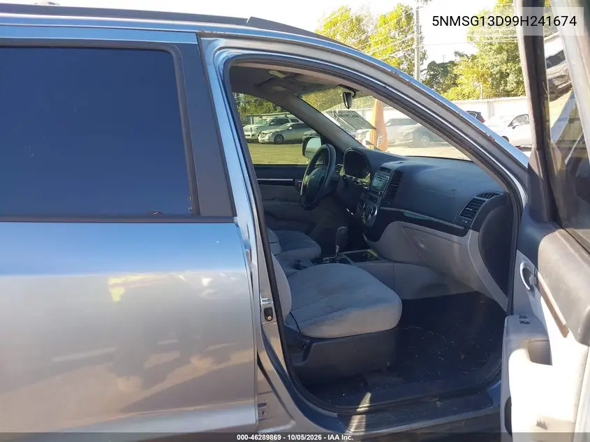 2009 HYUNDAI SANTA FE VIN 5NMSG13D99H241674 — фото 5