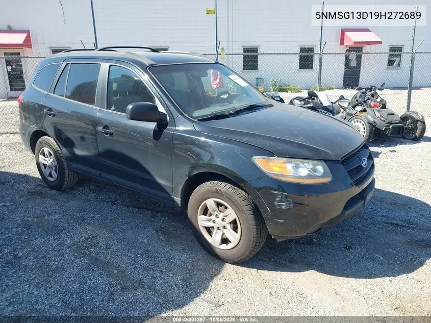 HYUNDAI SANTA FE 2009, VIN 5NMSG13D19H272689