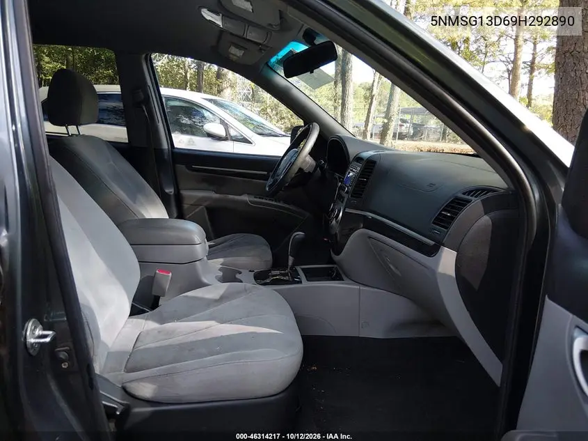 2009 HYUNDAI SANTA FE VIN 5NMSG13D69H292890 — фото 5