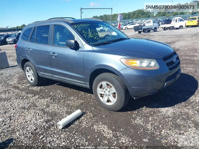 HYUNDAI SANTA FE 2009, VIN 5NMSG73D39H300673
