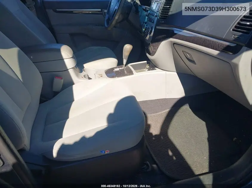 2009 HYUNDAI SANTA FE VIN 5NMSG73D39H300673 — фото 5