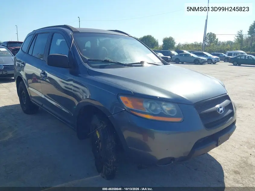 HYUNDAI SANTA FE 2009, VIN 5NMSG13D99H245823