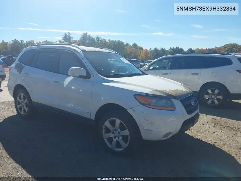 HYUNDAI SANTA FE 2009, VIN 5NMSH73EX9H332834