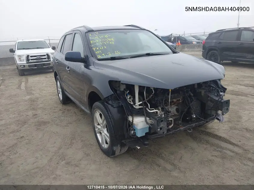 HYUNDAI SANTA FE 2010, VIN 5NMSHDAG8AH404900