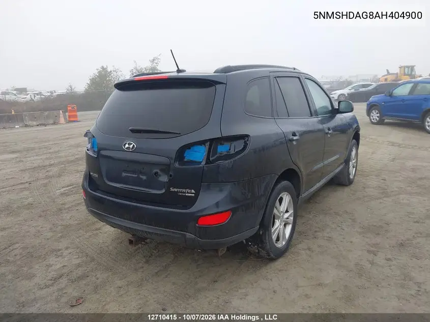 2010 HYUNDAI SANTA FE VIN 5NMSHDAG8AH404900 — фото 4
