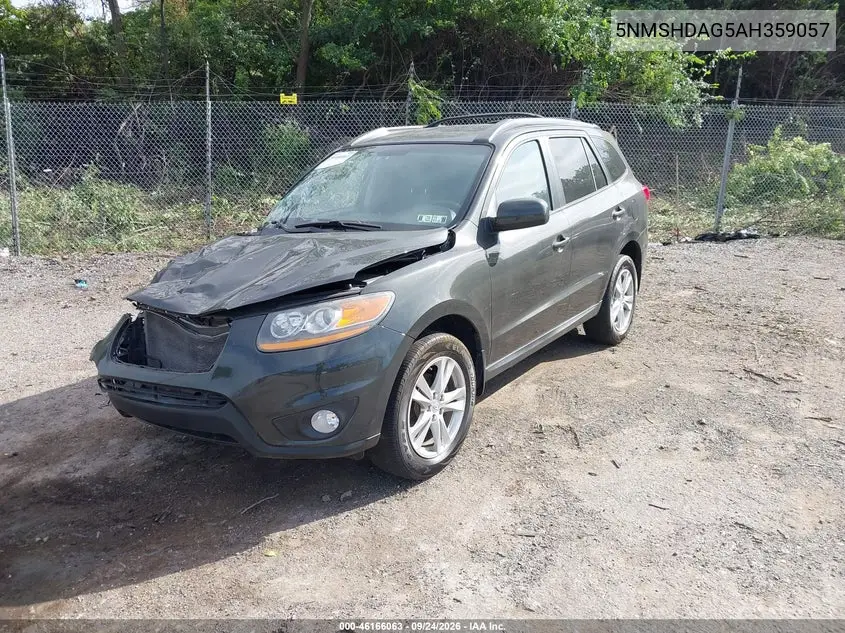 2010 HYUNDAI SANTA FE VIN 5NMSHDAG5AH359057 — фото 2