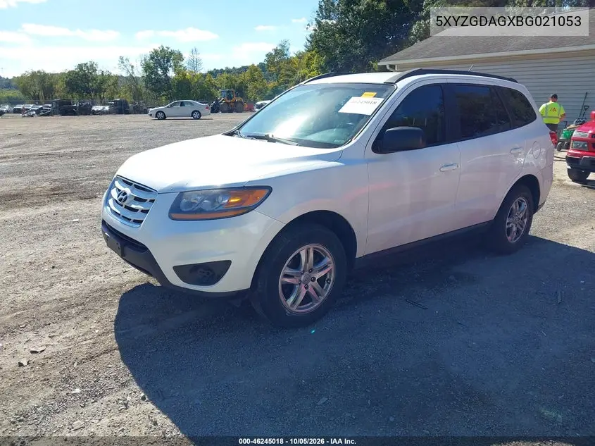 2011 HYUNDAI SANTA FE VIN 5XYZGDAGXBG021053 — фото 2