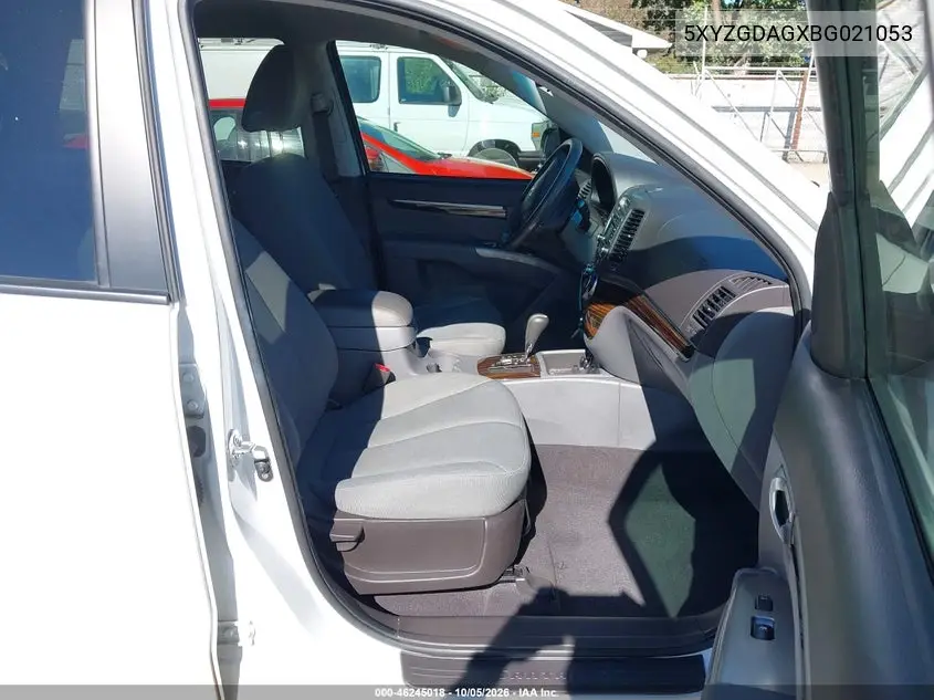 2011 HYUNDAI SANTA FE VIN 5XYZGDAGXBG021053 — фото 5