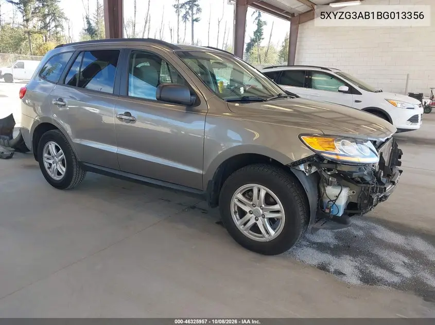 HYUNDAI SANTA FE 2011, VIN 5XYZG3AB1BG013356