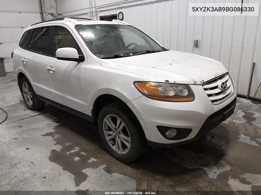 HYUNDAI SANTA FE 2011, VIN 5XYZK3AB9BG086330
