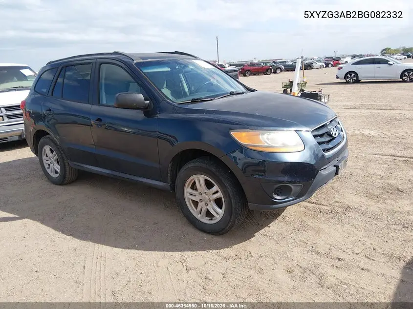 HYUNDAI SANTA FE 2011, VIN 5XYZG3AB2BG082332