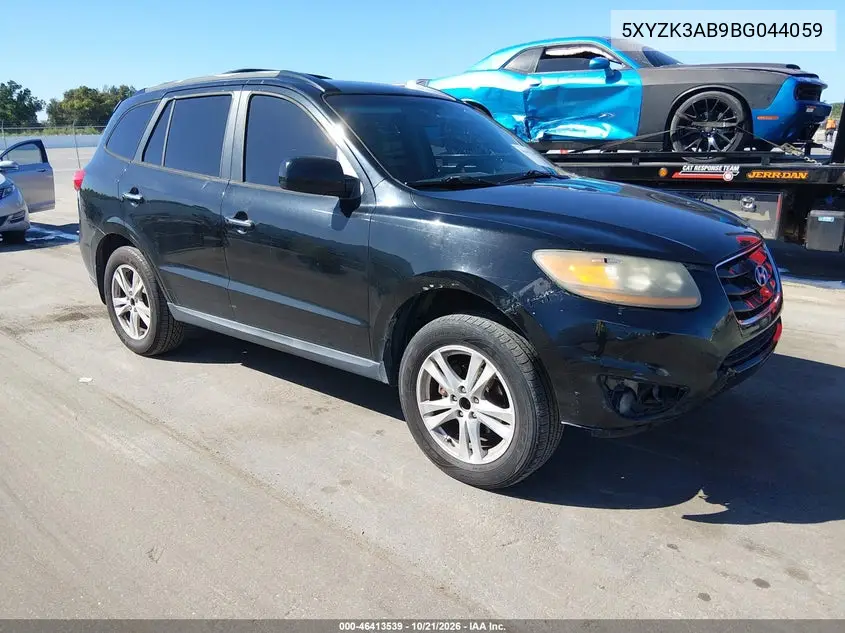 HYUNDAI SANTA FE 2011, VIN 5XYZK3AB9BG044059