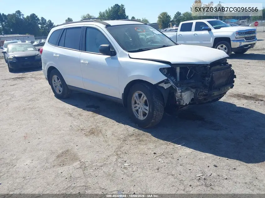 HYUNDAI SANTA FE 2012, VIN 5XYZG3AB7CG096566