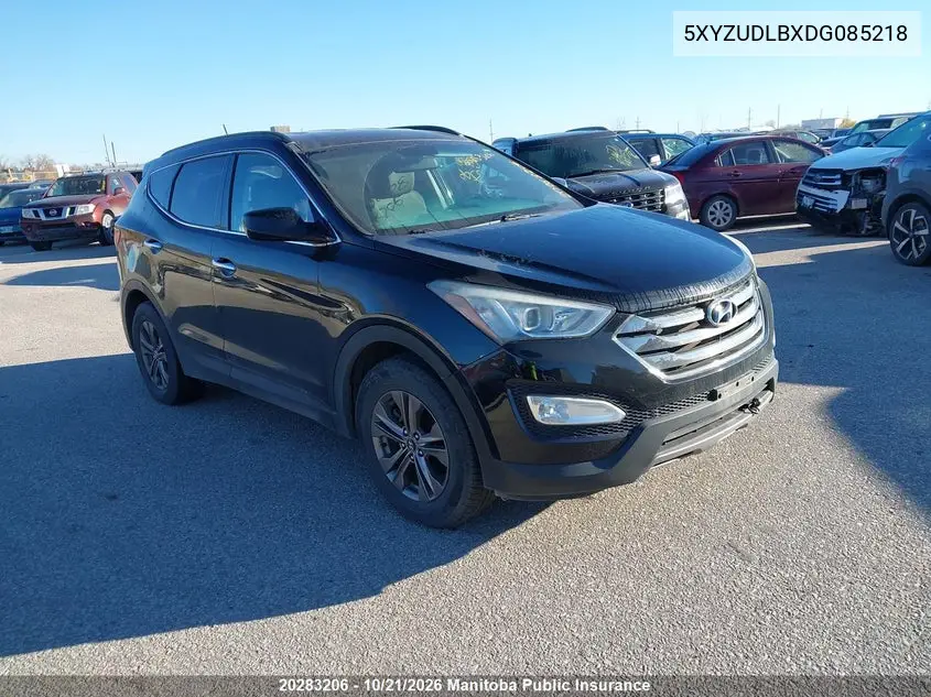 HYUNDAI SANTA FE 2013, VIN 5XYZUDLBXDG085218