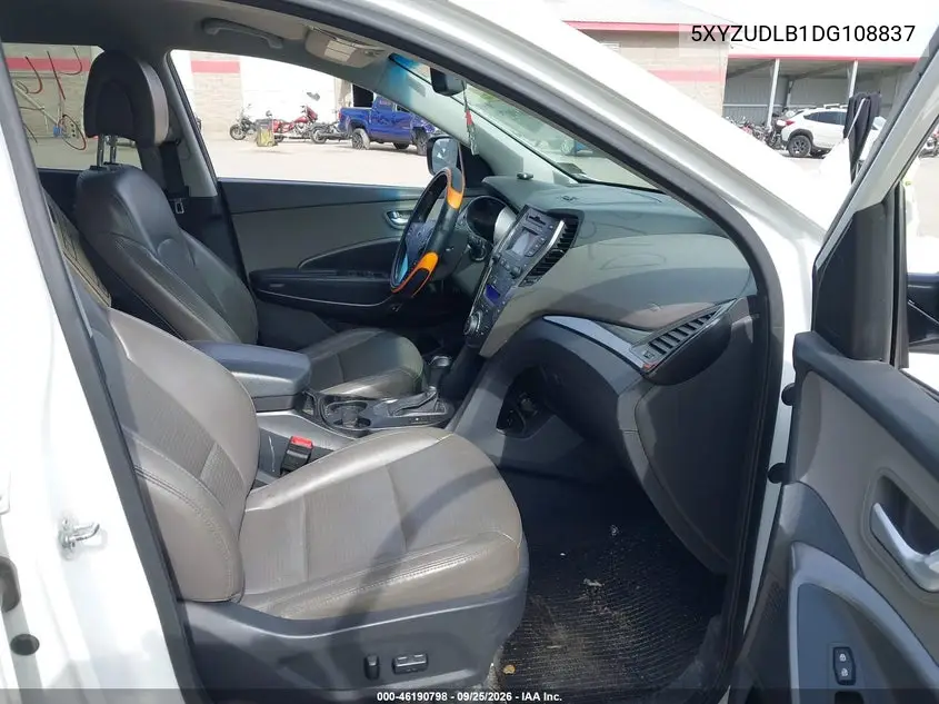 2013 HYUNDAI SANTA FE VIN 5XYZUDLB1DG108837 — фото 5