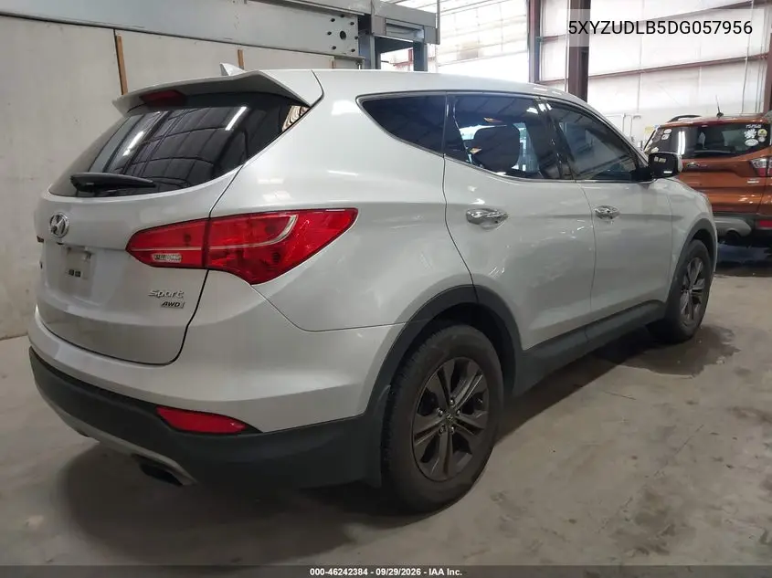 2013 HYUNDAI SANTA FE VIN 5XYZUDLB5DG057956 — фото 4