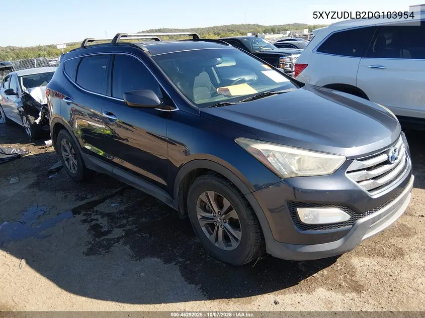 HYUNDAI SANTA FE 2013, VIN 5XYZUDLB2DG103954