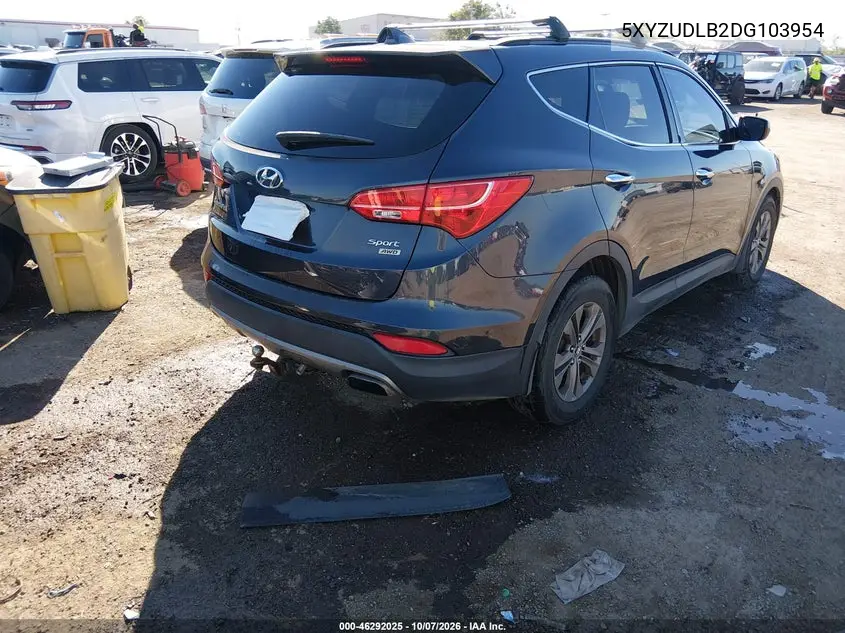 2013 HYUNDAI SANTA FE VIN 5XYZUDLB2DG103954 — фото 4