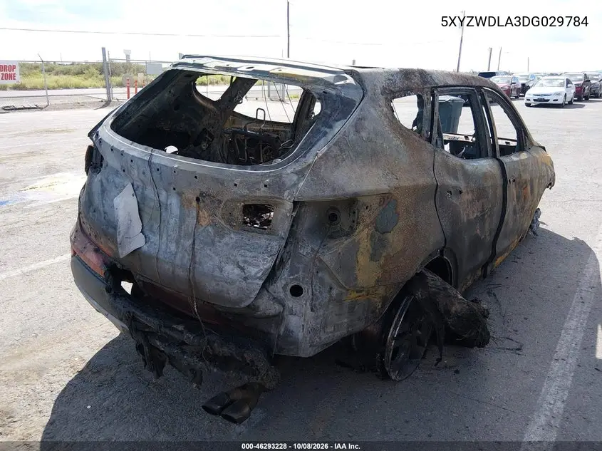 2013 HYUNDAI SANTA FE VIN 5XYZWDLA3DG029784 — фото 4