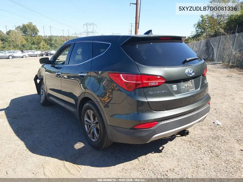 2013 HYUNDAI SANTA FE VIN 5XYZUDLB7DG081336 — фото 3