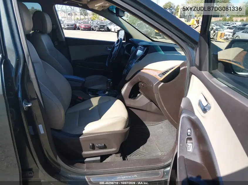 2013 HYUNDAI SANTA FE VIN 5XYZUDLB7DG081336 — фото 5