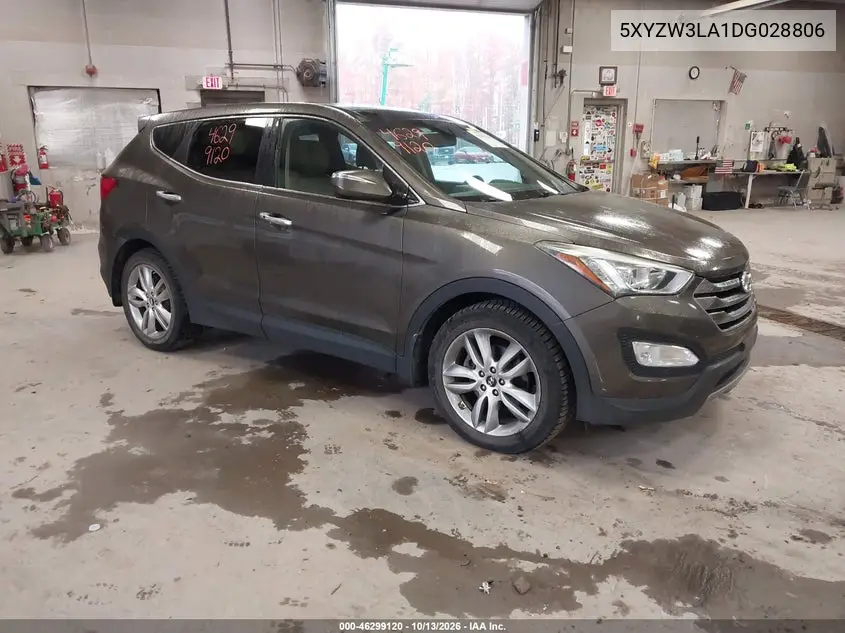 HYUNDAI SANTA FE 2013, VIN 5XYZW3LA1DG028806