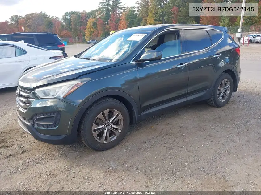 2013 HYUNDAI SANTA FE VIN 5XYZT3LB7DG042145 — фото 2