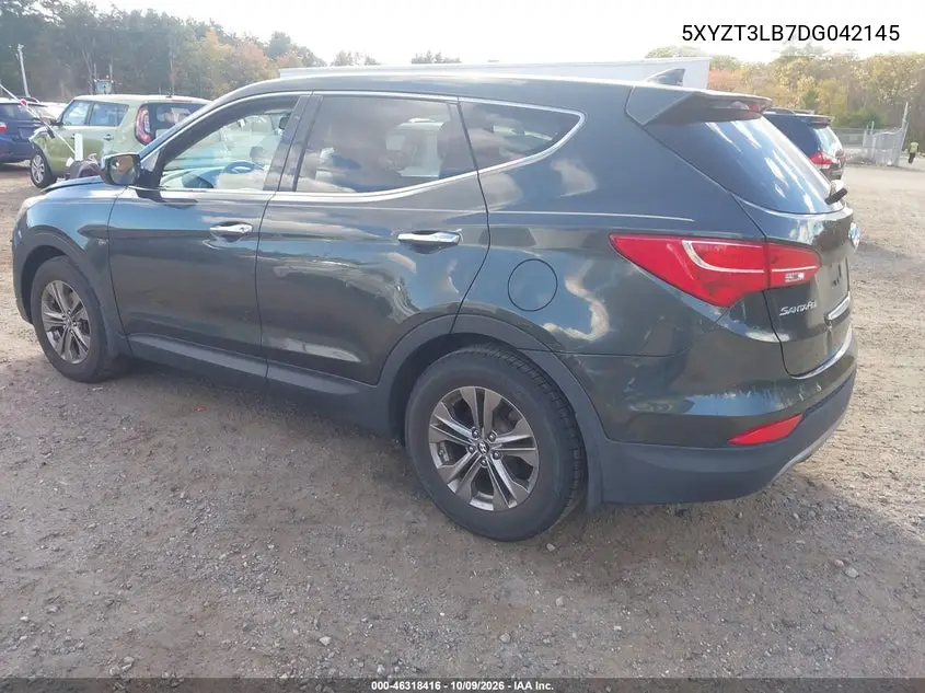 2013 HYUNDAI SANTA FE VIN 5XYZT3LB7DG042145 — фото 3