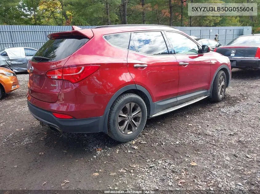 2013 HYUNDAI SANTA FE VIN 5XYZU3LB5DG055604 — фото 4