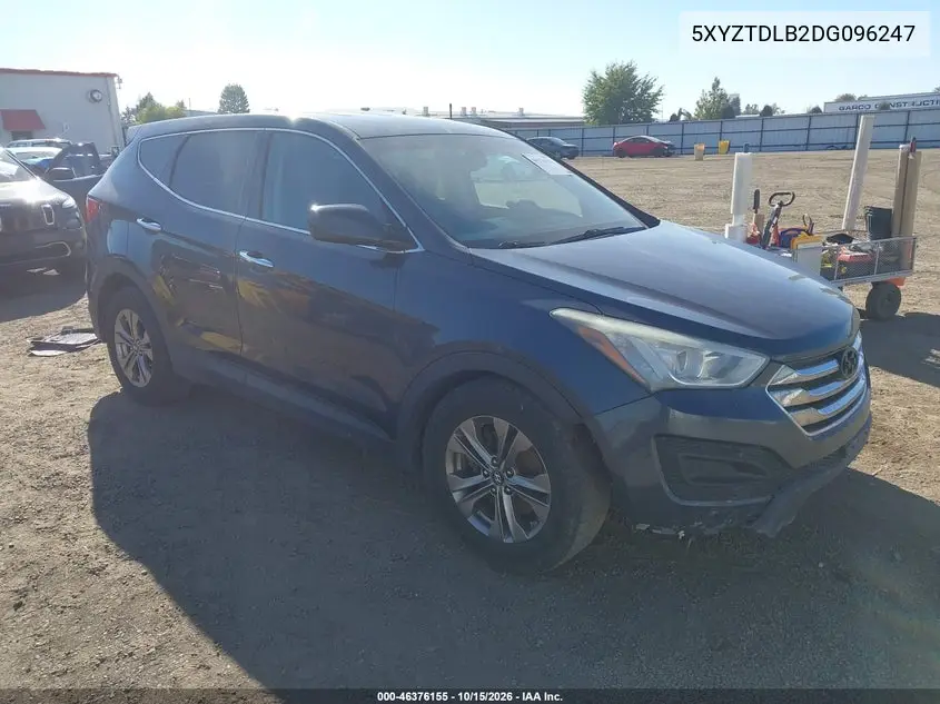 HYUNDAI SANTA FE 2013, VIN 5XYZTDLB2DG096247