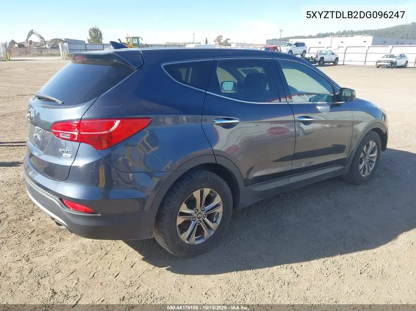 2013 HYUNDAI SANTA FE VIN 5XYZTDLB2DG096247 — фото 4