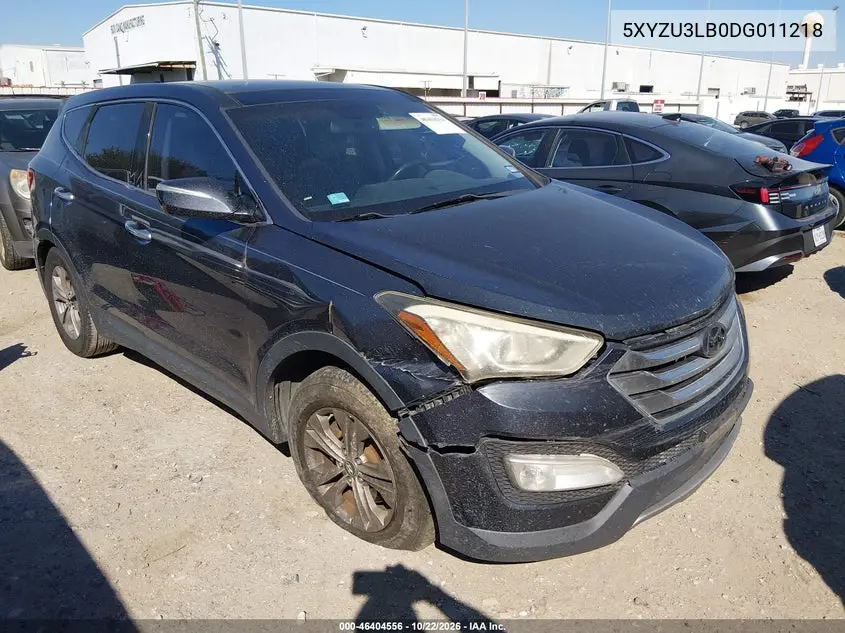 HYUNDAI SANTA FE 2013, VIN 5XYZU3LB0DG011218