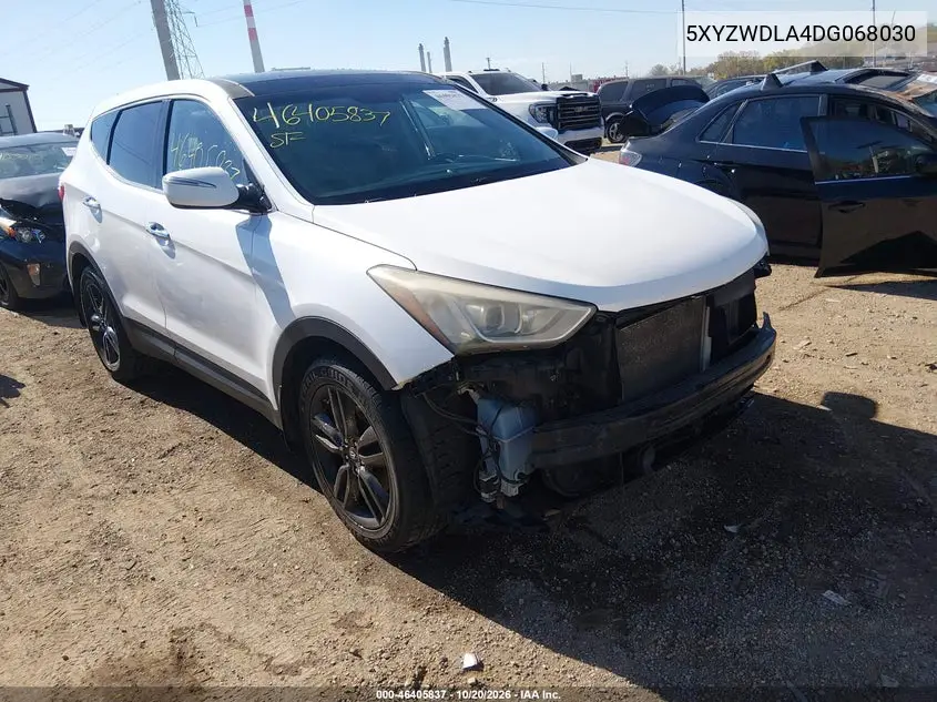 HYUNDAI SANTA FE 2013, VIN 5XYZWDLA4DG068030