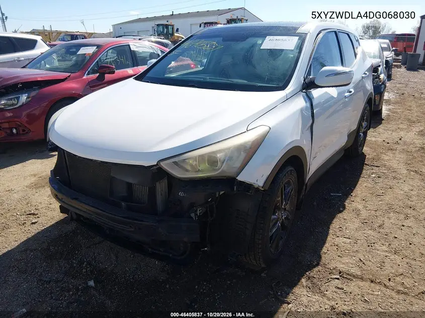 2013 HYUNDAI SANTA FE VIN 5XYZWDLA4DG068030 — фото 2
