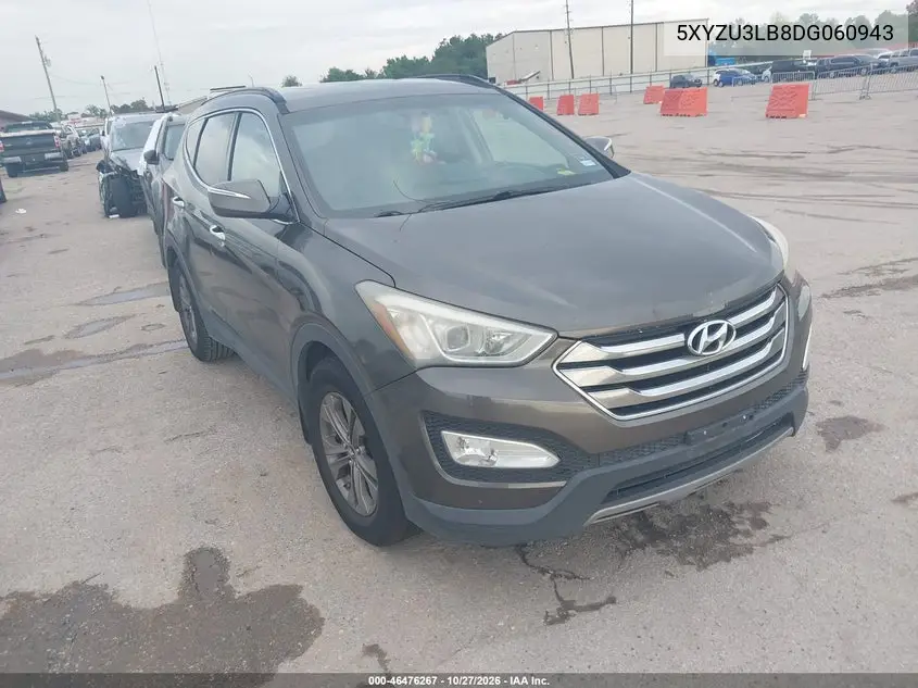 HYUNDAI SANTA FE 2013, VIN 5XYZU3LB8DG060943