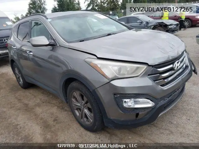 HYUNDAI SANTA FE 2014, VIN 5XYZUDLAXEG127265
