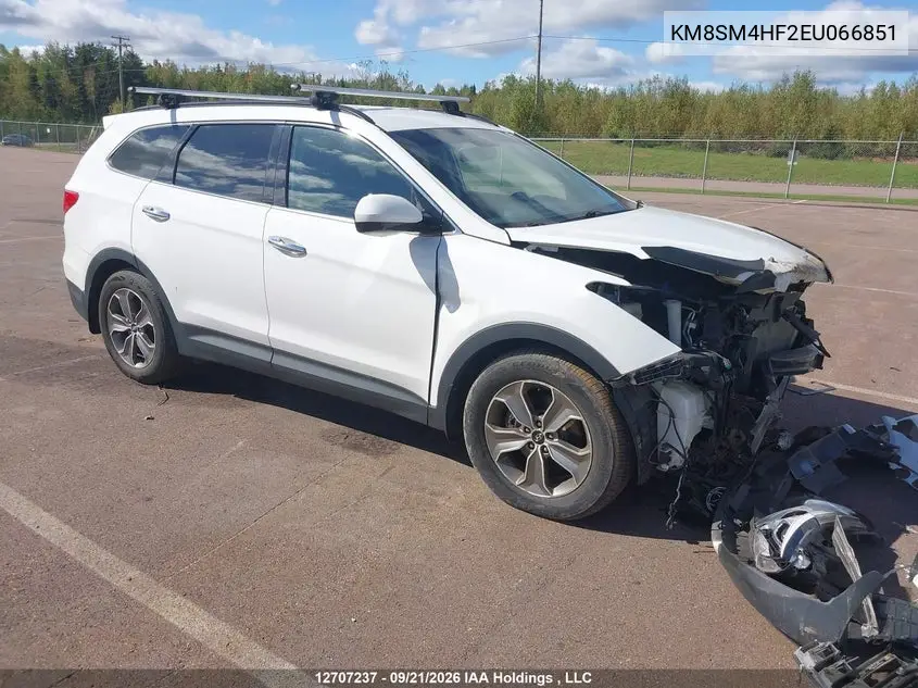 HYUNDAI SANTA FE 2014, VIN KM8SM4HF2EU066851