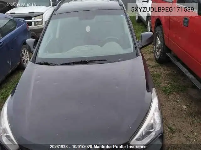 2014 HYUNDAI SANTA FE VIN 5XYZUDLB9EG171539 — фото 6