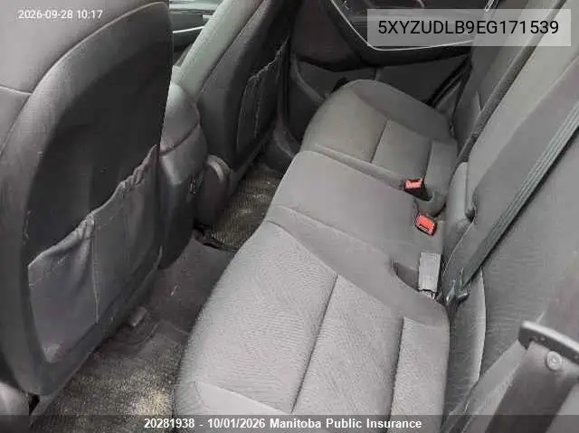 2014 HYUNDAI SANTA FE VIN 5XYZUDLB9EG171539 — фото 8