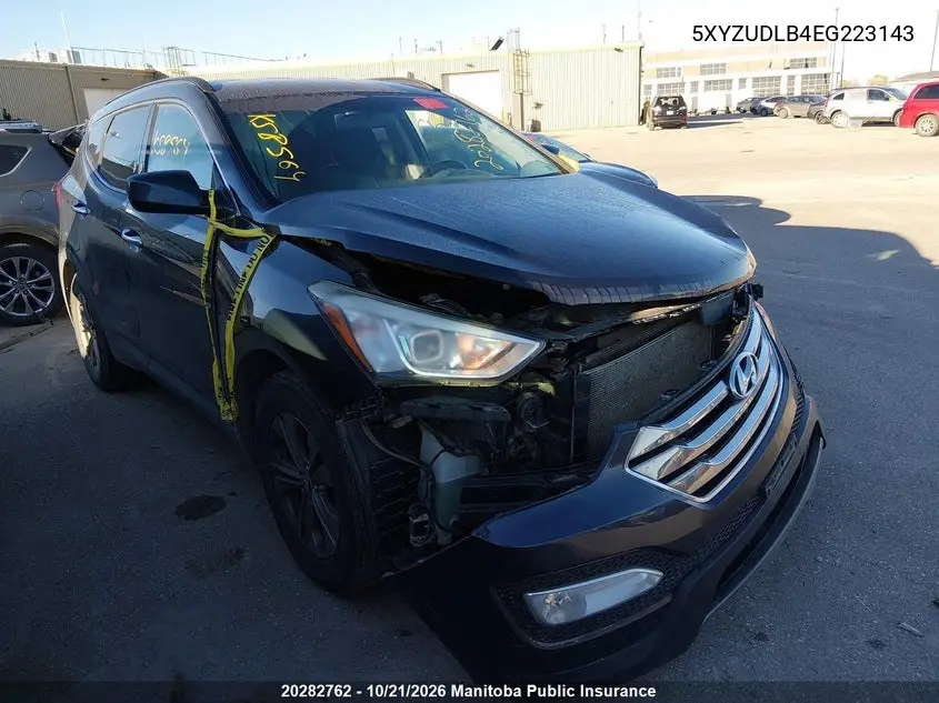 HYUNDAI SANTA FE 2014, VIN 5XYZUDLB4EG223143